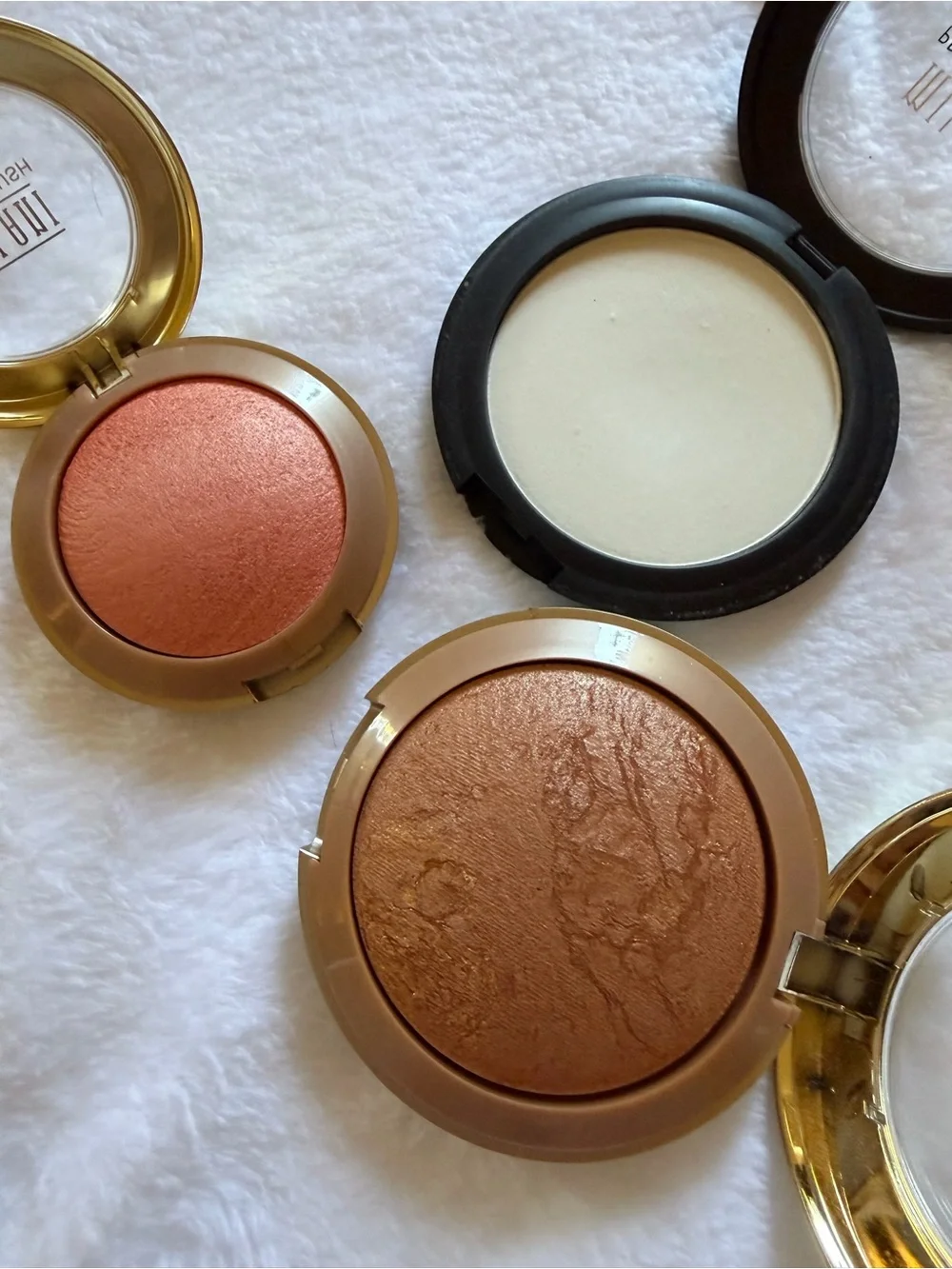 Milani cosmetics blush, bronzer, powder lot